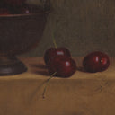 Vibrant Red Cherries On Red Oak by Bethany Joseph - 32X235