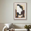 Odyssey The Journey Never Ends by Amada Ane - 30X40 Rustic Walnut