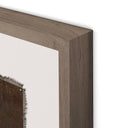 Veritas Connecting The Pieces by Amada Ane - 36X48 Rustic Walnut