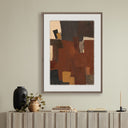 Veritas Connecting The Pieces by Amada Ane - 30X40 Rustic Walnut