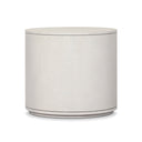 Amelia Oval One Drawer Nightstand - Ivory Painted Linen