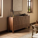 Aveline Ezri 4 Door Sideboard - Cocoa Oak