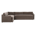 Valentina 3-Piece Sectional - 124 Broadway Coffee