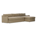 Opulent Aurelia 2-Piece Sectional - Right Chaise Broadway Canvas