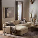 Opulent Aurelia 2-Piece Sectional - Left Chaise Broadway Canvas