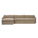 Opulent Aurelia 2-Piece Sectional - Left Chaise Broadway Canvas