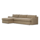 Opulent Aurelia 2-Piece Sectional - Left Chaise Broadway Canvas