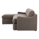 Opulent Aurelia 2-Piece Sectional - Left Chaise Broadway Coffee