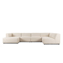 Verano 5-Piece Sectional Chaise - Left Chaise Fayette Cloud