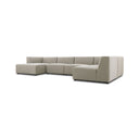 Luxe Lawndale 5 Piece Sectional - Left Chaise