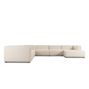 Verity Lawndale 6 Piece Sectional - Right Chaise Fayette Cloud