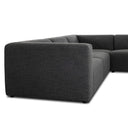 Verity Lawndale 6 Piece Sectional - Right Chaise Saxon Charcoal