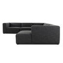 Verity Lawndale 6 Piece Sectional - Right Chaise Saxon Charcoal