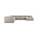 Verity Lawndale 6 Piece Sectional - Right Chaise Napa Sandstone