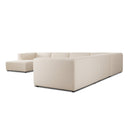 Verity Lawndale 6 Piece Sectional - Left Chaise Fayette Cloud