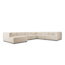 Verity Lawndale 6 Piece Sectional - Left Chaise Fayette Cloud