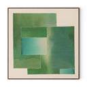 Whimsical Visit Just Visiting by Sarah Zelinsky - 40X40 Rustic Walnut