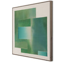 Whimsical Visit Just Visiting by Sarah Zelinsky - 48X48 Rustic Walnut