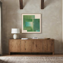 Whimsical Visit Just Visiting by Sarah Zelinsky - 40X40 White Oak