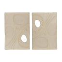 Artistic Organic Relief Sculpture Set