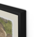 Tropical Oasis Sub Tropic by Molly Franken - 24X32 Black Maple