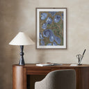 Veritas Violet Femmes by Molly Franken - 24X32 Rustic Walnut