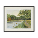 Luxe Artistry Still Waters by Brittany Smith - 24X205 Brimfield Black