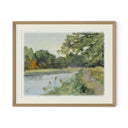 Luxe Artistry Still Waters by Brittany Smith - 40X33 White Oak