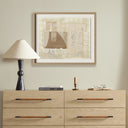 Geometric Art Squares III by Amy Berlin - 32X265 White Oak