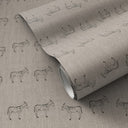 Burros Wallpaper by Paul Meyer - 52X132 Burros Grey I
