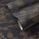 Abundance Wallpaper by Getty Images - 52X132 Abundance Black Tan I