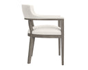 BRYLEA DINING ARMCHAIR - ASH GREY LINOSO IVORY