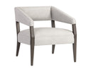 CARLYLE LOUNGE CHAIR - SALOON LIGHT GREY LEATHER