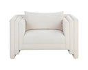 KIRA ARMCHAIR - HEATHER IVORY TWEED