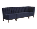 KOSOVO BANQUETTE - BROWN ABBINGTON NAVY