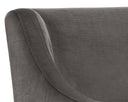ZANE WHEELED DINING ARMCHAIR - PICCOLO PEBBLE