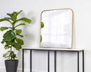 CALABASAS WALL MIRROR - BRASS