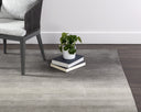 BRISBANE HAND-WOVEN RUG - GREY 8 X 10