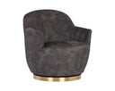 CASEY SWIVEL LOUNGE CHAIR - NONO SHITAKE