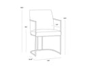 RAYLA DINING ARMCHAIR - BELFAST OYSTER SHELL