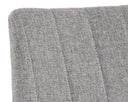 DREW DINING CHAIR - BLACK LIGHT GREY