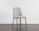 MARIE DINING CHAIR - BELFAST HEATHER GREY BRAVO METAL