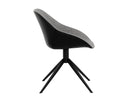 MCCOY SWIVEL DINING CHAIR - NIGHTFALL BLACK NOVEMBER GREY