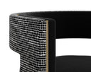 ADAMINA DINING ARMCHAIR - ABBINGTON BLACK HOBBES NIGHT