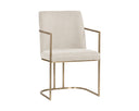 RAYLA DINING ARMCHAIR - BELFAST OATMEAL