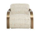 SONESTA LOUNGE CHAIR - ANTIQUE BRASS HAUTE COBBLESTONE
