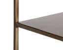 EIFFEL LOW BOOKCASE - LARGE ANTIQUE BRASS