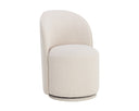 CAVOLI SWIVEL DINING CHAIR - EFFIE LINEN