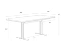 AMBROSIA DINING TABLE - Default Title