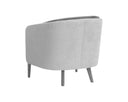 SHEVA ARMCHAIR - SAN REMO WINTER CLOUD ANTONIO CHARCOAL